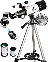 Gskyer Telescope, 70 mm aperture 400 AZ-mount astronomical refraction for children and beginners, travel telescope adults, D-70400