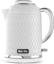 Breville Curve Electric Kettle | 1.7 Litre | 3KW Fast Boil | White & Chrome [VKT117]
