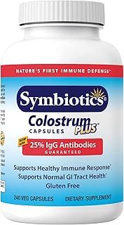 Symbiotics Colostrum Plus - 240 Veg Capsules (new formula)
