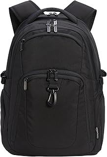 Amazon Basics Travel Laptop Backpack for 17 in / 43.1 cm Laptop, Black
