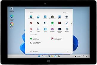 Fusion5 10.1" Windows 11 Full HD Tablet - FWIN232 Ultra Slim Windows Tablet PC - 8GB RAM, 256GB Storage, N4120 Quad-Core CPU, FHD (1920x1200) Display, Micro HDMI, M.2 SATA Expandable Storage