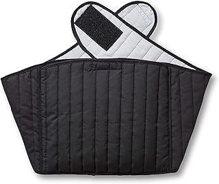 Hotties Soothing Backwrap Microwavable Heat Wrap for Lower Back Pain Relief - Black Quilted