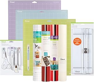 Cricut Essentials Materials Bundle, Vinyl, Variety