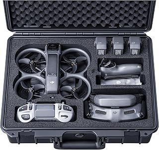 Titan AT200 Waterproof Hard Case for DJI Avata 2,Goggles 3,RC Motion 3,FPV Remote Controller 3, Support Up to 7 Batteries [CASE ONLY]