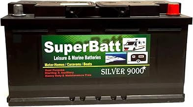 AGM1100 12V 120AH VRLA AGM Ultra Deep Cycle Battery - Fully Sealed No Spill - Leisure Marine Motorhome Caravan Campervan Boat Motor Mover Solar