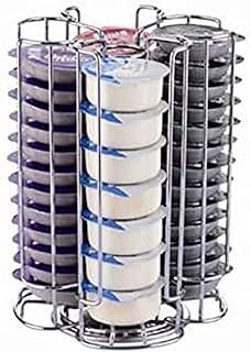EXZACT Coffee Capsule Holder, Compatible with Tassimo Capsules, Not Sold or Created by Tassimo, Rotating Coffee Capsule Stand Pod Rack (52pcs Max)