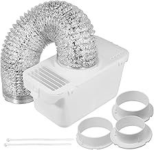 Universal Vent Aluminium Hose Condenser Kit with 3 x Adapters for Tumble Dryer (1.4m)