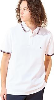 Tommy Hilfiger Men's Core Tommy Tipped Slim Polo Mw0mw13080 S/S Polos