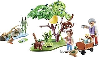 Playmobil 70344 Family Fun Red Panda Habitat, Fun Imaginative Role-Play, PlaySets Suitable for Children Ages 4+