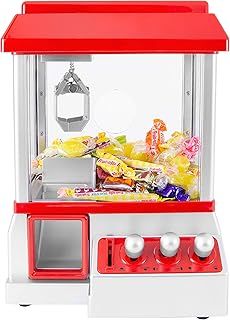 Global Gizmos 55739 Candy Grabber/Battery Operated Kids Game/Retro Arcade Attraction/Novelty Sweets Dispenser/Coins Included