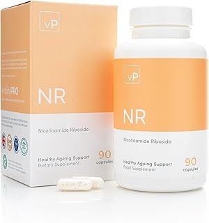 Nicotinamide Riboside, 90 Capsules - 300mg NR Supplement, Rich in Vitamin B3 for NAD Enhancement, Energy Boost, & Immune Support - Vegan Dietary Supplements for Men & Women