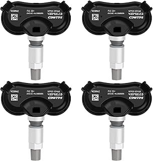 CDWTPS Car Tire Pressure Sensor,433MHz Tire Pressure Monitoring System(TPMS) sensor for Hyundai ix35,Genesis,Kia Sportage Replace# 52933-2S410,52933-3M000(4-Pack)
