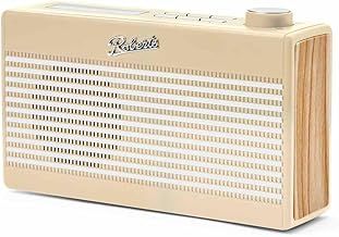 Roberts RAMBLER MINI FM, DAB, DAB+ Digital Radio with Bluetooth & Built-In Rechargeable Battery - Pastel Cream