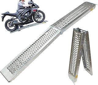 Black 5249 Pro Range B5249 Folding Steel Motorcycle Ramp
