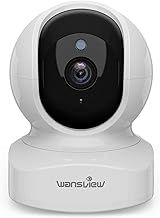 wansview Security Indoor Pet Camera, 2K Dog Camera with APP, WiFi CCTV Camera House Security for Baby Monitor, Real-time Alert 2-Way Audio Night Vision Pan/Tilt, SD Card Storage, Works with Alexa Q5