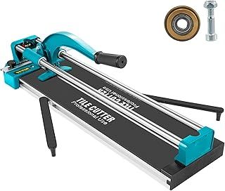 Mophorn 24 Inch/600mm Tile Cutter Double Rails & Brackets Manual Tile Cutter 3/5 in Cap w/Precise Laser Manual Tile Cutter Tools for Precision Cutting