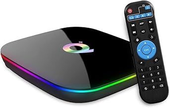 Q PLUS Android 10.0 TV Box, 4GB RAM/32GB ROM H616 Quad-Core, 2.4Ghz WiFi 6K HDMI 2.0 3D Smart