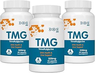 TMG Capsules - DNA Health & Liver Support - 500mg - 3 Pack of 90 Capsules