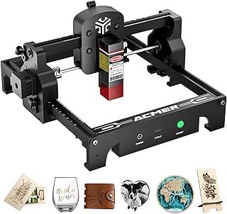 S1 2.5W Engraving Machine, Mini Desktop Engraver Cutter with 0.04mm Precision, 10000mm/min High Engraving Speed, Working Area 130x130mm