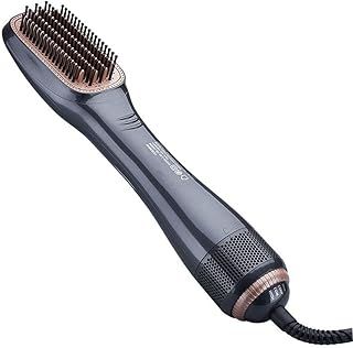 Hair Dryer Brush Straightener Brush 3 in 1 Hot Air Stylers 1200W Powerful Hair Comb Blow Dryer Brush 3-Speed Temperature Adjustment(Hematite,British Standard)