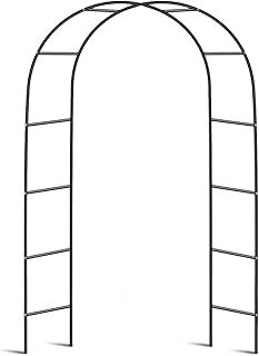Elito Home & Garden® Green Metal Garden Obelisk Steel Frame Garden Obelisk | For Climbing Plants, Roses, Indoor & Outdoor, Backyard, Lawn, Patio, Courtyard, Weddings, Party Decorations (Green Obelisk)