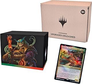 Magic The Gathering Kamigawa: Neon Dynasty Commander Deck – Upgrades Unleashed, Minimal Packaging Version, for ages 13+