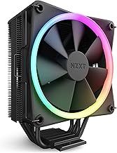 NZXT T120 RGB CPU Air Cooler - RC-TR120-B1 - Conductive Copper Pipes - Fluid Dynamic Bearings - AMD and Intel Compatibility - Black