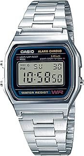 Casio Men's Digital Watch with Stainless Steel Bracelet