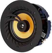 Lithe Audio All-In-One 6.5" Bluetooth Ceiling Speaker (Master - 03200), 50W RMS Class D Amplifier, Voice Control, Perfect for Kitchens, Living Rooms & Bedrooms