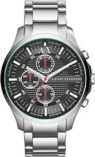 Armani Exchange Watch for Men Chronograph Movement and 46mm Case Size with Stainless Steel Leather or Silicone Strap