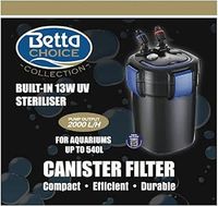 Betta Choice 2000 UV Canister Filter for 540ltr Aquariums