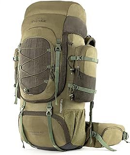 Walker Pro Internal Frame Rucksack for Travel and Trekking Front Opening Laptop Sleeve Water Repellent Rain Cover