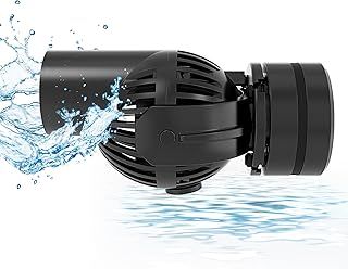 hygger Aquarium Wave Maker Pump,360° Rotating Aquarium Circulation Pump,3000LPH 4W Ultra-silence Fish Tank Powerhead,Wave Maker for Aquarium with Strong Magnet Suction Base for 11-56L Tanks