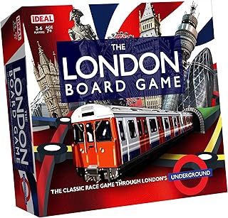 IDEAL | The London Board Game: The classic race game through London's Underground! | Classic Board Games | For 2-6 Players | Ages 7+