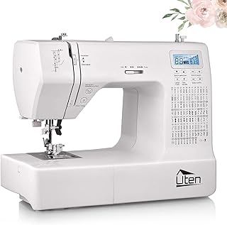 Uten Computerized Sewing Machine Portable Electronic Quilting 200 Stitches 8 Buttonholes Large Screen Model 2685A