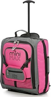 MiniMax Travel Trolley Case with Front Pocket for Toys/Dolls/Teddy Bear