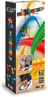 Smoby - FleXtreme - Track Refill - 1.72 m Additional Car Track - 72 Flexible and Adjustable Tracks - 190904, 7600180904WEB