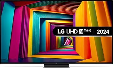 LG 65UT91006LA 65-Inch 4K UHD Smart TV, α5 AI Processor Gen7, Freeview Play and Amazon Alexa, 60Hz, Ashed Blue [Model 2024]