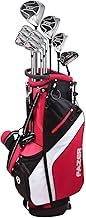 FAZER CTR25 Golf Clubs Set with Stand Bag, Driver, Fairway Wood, Hybrid, Oversize Irons 6-SW, Mallet Putter - All-Weather Grips, Dual Strap Carry Bag- Golf Club Sets for Men