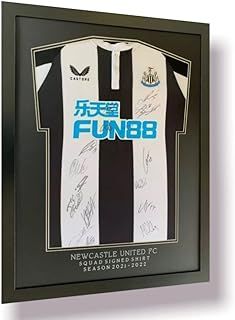 Generic Frame For Signed Football Shirt with Black Frame Silver Wording of Your Choice