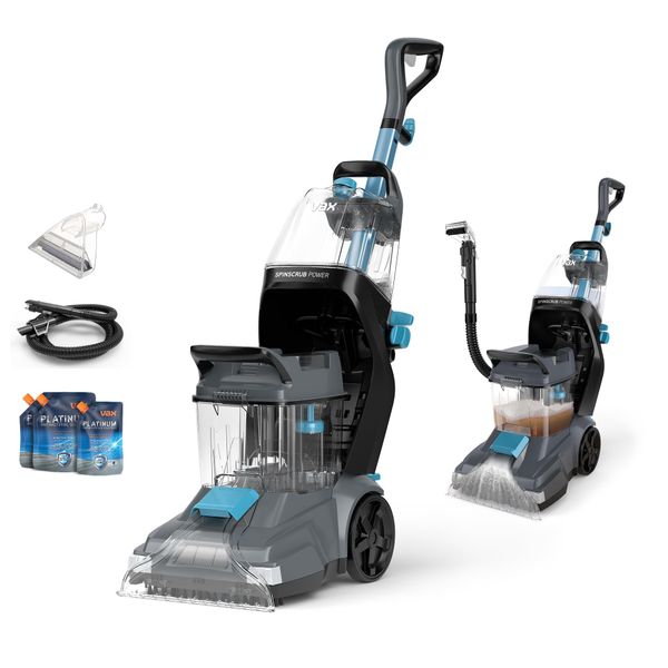 Vax SpinScrub Power Upright Upholstery & Carpet Cleaner Machine CDCW-SSXD