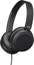 JVC Foldable Lightweight HA-S31M On-Ear Headphones with Built-In Remote, Microphone and Call Handling, Black