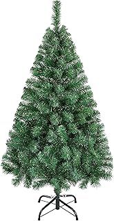 Yaheetech 4ft Artificial Christmas Tree Spruce Xmas Tree with 208 Tips and Foldable Metal Stand for Home/Office Holiday Decoration Indoor & Outdoor, Green