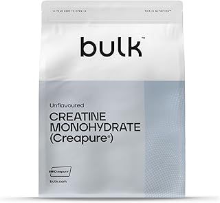 Bulk Creapure Creatine Monohydrate Powder, 500 g, 100 Servings, Packaging May Vary