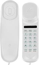 Corded House Phones Landline with RJ11 4P2C Cable Connector, Dial Pad on Base unit Home Phone, Landline Phones Last Number Redial, Wall Mountable Landline Telephone, Pause, Flash for Office