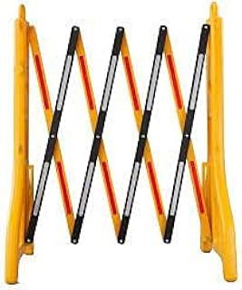Way4Now - Yellow Black - Plastic Expandable Barrier (1)