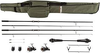 Mitchell GT Pro Rods and Reels Carp Carp Complete Set, Black