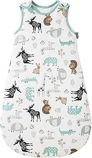 Mosebears Baby Winter Sleeping Bag Children's Sleeping Bag 2.5 Tog Sleeping Bag Made of 100% Cotton Various Sizes from Birth to Age 18 Months All Year Round Sleeping Bag (Ponydeer, 0-6 Months)