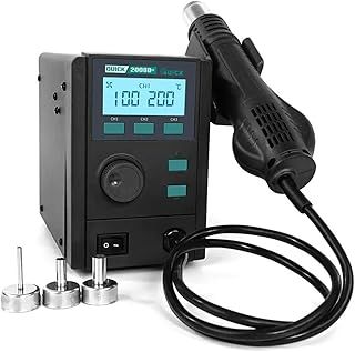 QUICK 2008D+ Desoldering Rework Station Hot Air Gun for Mobile Phone Repair 220V