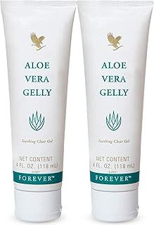 Forever Living Aloe Vera Gelly 100% Stabilized Aloe Vera Gel (2 Pack),4 fl. oz.